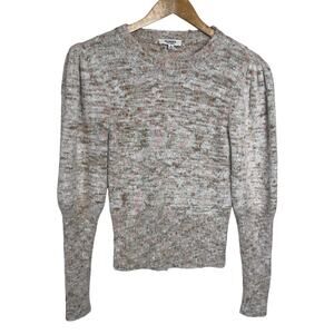 BB Dakota Steve Madden Marled Knit Sweater Grey Size S Soft Girl Aesthetic Boho